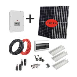 Kit panouri fotovoltaice 3 kw on grid monofazat