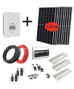 Kit panouri fotovoltaice 3 kw on grid monofazat