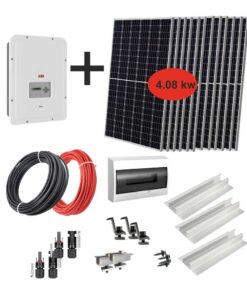 Kit panouri fotovoltaice 4 kw on grid monofazat